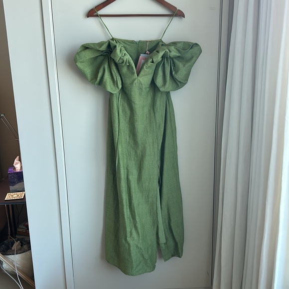 NWT Cult Gaia Muna Dress in Palm - Picture 5 of 7